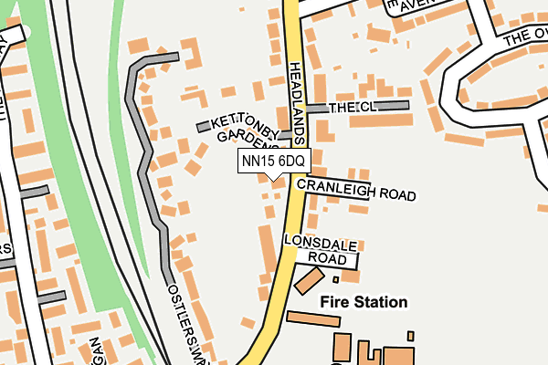 Map of THE WHITE LION GEDDINGTON LTD at local scale