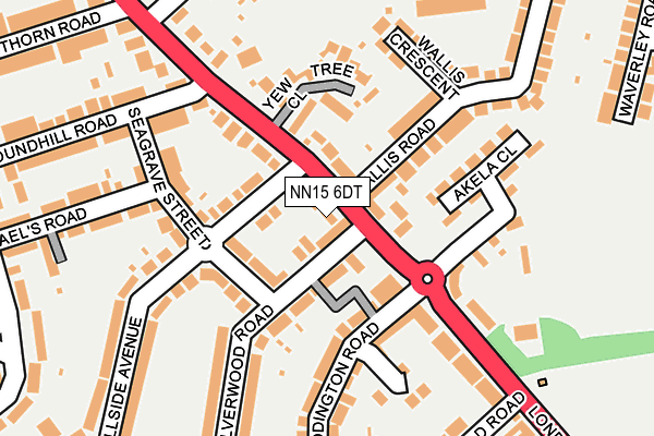 NN15 6DT map - OS OpenMap – Local (Ordnance Survey)