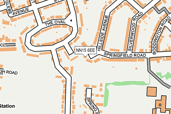 NN15 6EE map - OS OpenMap – Local (Ordnance Survey)
