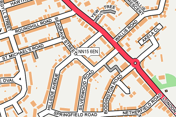 NN15 6EN map - OS OpenMap – Local (Ordnance Survey)