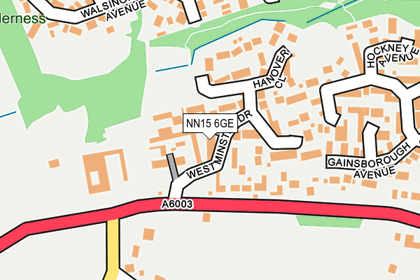 NN15 6GE map - OS OpenMap – Local (Ordnance Survey)