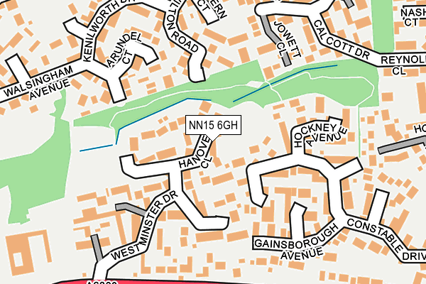 NN15 6GH map - OS OpenMap – Local (Ordnance Survey)