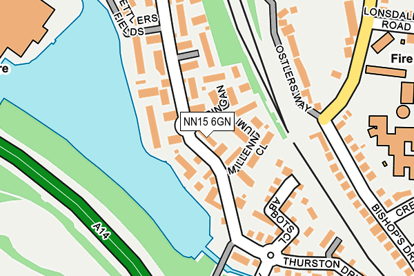 NN15 6GN map - OS OpenMap – Local (Ordnance Survey)