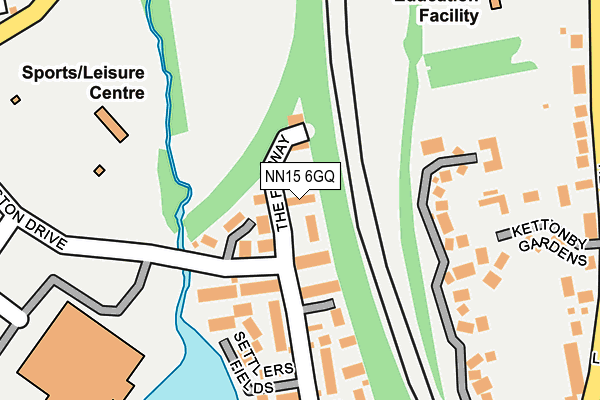 NN15 6GQ map - OS OpenMap – Local (Ordnance Survey)