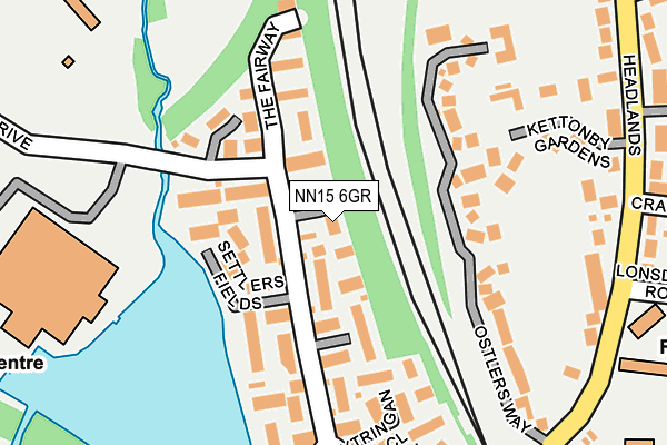 NN15 6GR map - OS OpenMap – Local (Ordnance Survey)