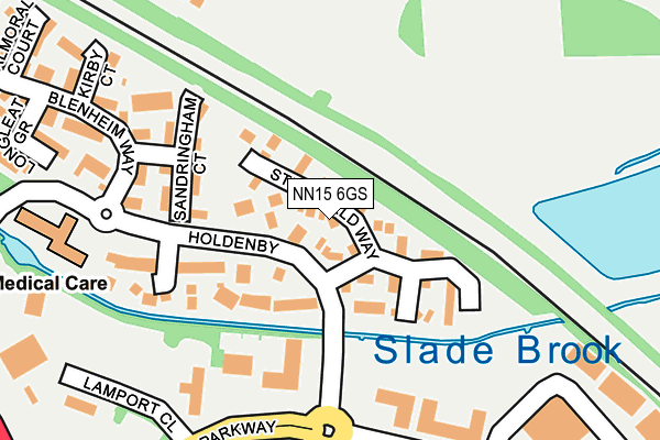 NN15 6GS map - OS OpenMap – Local (Ordnance Survey)