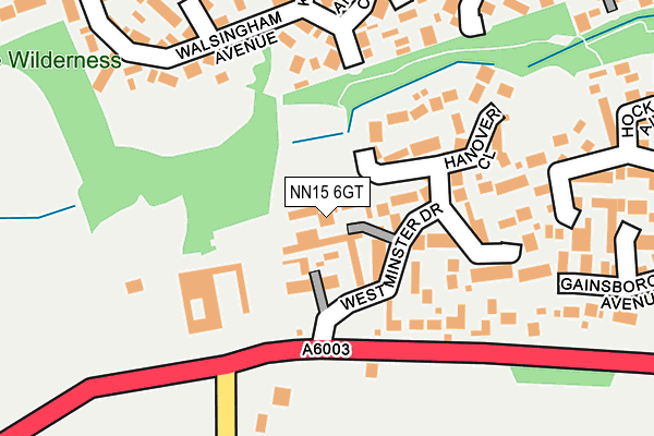 NN15 6GT map - OS OpenMap – Local (Ordnance Survey)