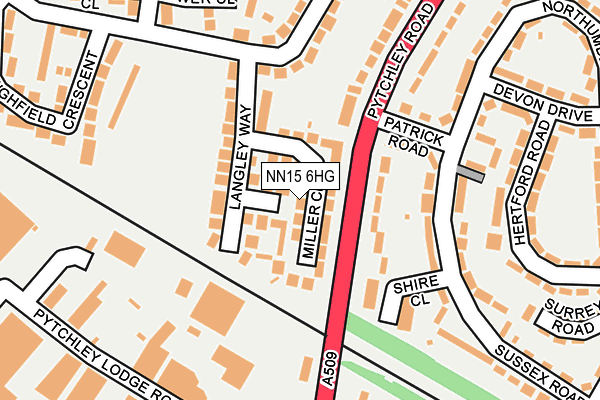 NN15 6HG map - OS OpenMap – Local (Ordnance Survey)