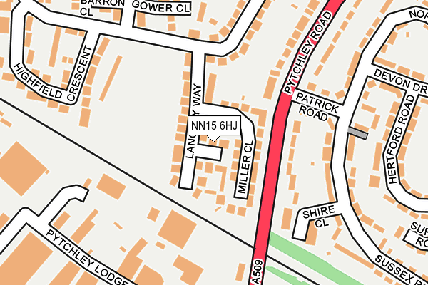 NN15 6HJ map - OS OpenMap – Local (Ordnance Survey)