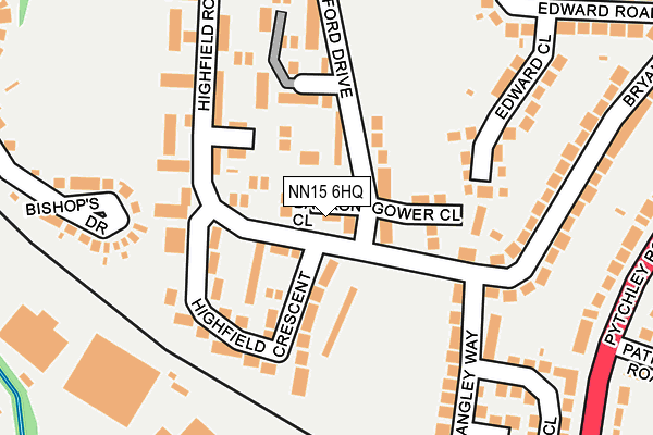 NN15 6HQ map - OS OpenMap – Local (Ordnance Survey)