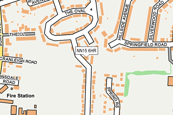 NN15 6HR map - OS OpenMap – Local (Ordnance Survey)