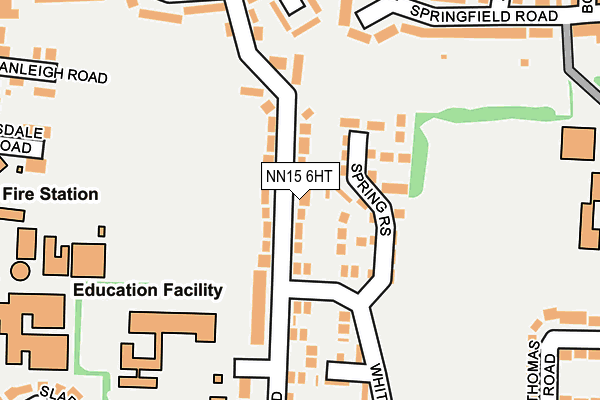 NN15 6HT map - OS OpenMap – Local (Ordnance Survey)