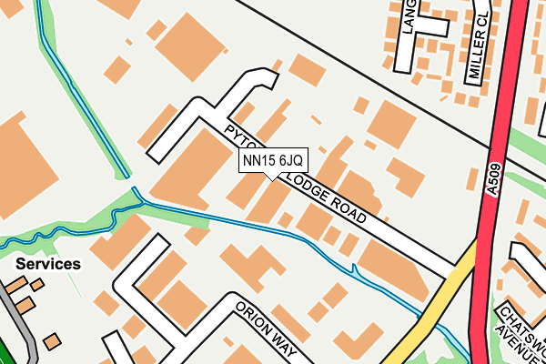 NN15 6JQ map - OS OpenMap – Local (Ordnance Survey)