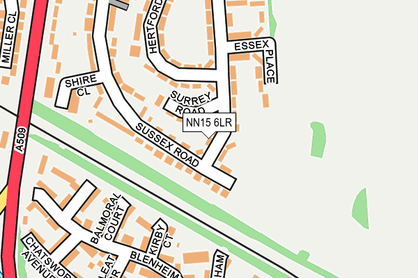 NN15 6LR map - OS OpenMap – Local (Ordnance Survey)