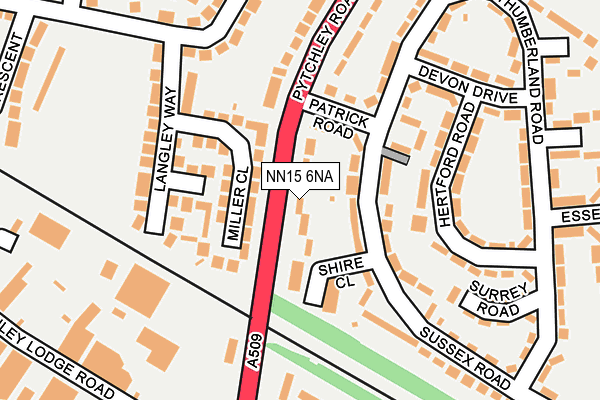 NN15 6NA map - OS OpenMap – Local (Ordnance Survey)
