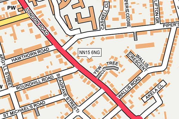 NN15 6NG map - OS OpenMap – Local (Ordnance Survey)