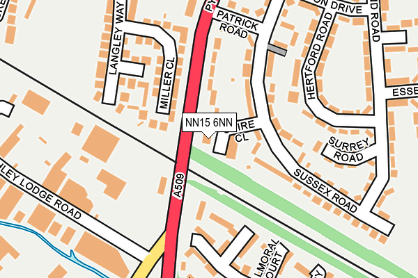 NN15 6NN map - OS OpenMap – Local (Ordnance Survey)