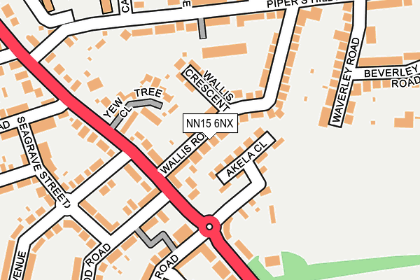 NN15 6NX map - OS OpenMap – Local (Ordnance Survey)