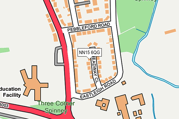 NN15 6QG map - OS OpenMap – Local (Ordnance Survey)