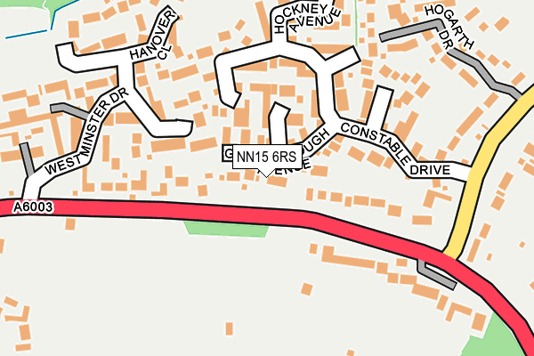 NN15 6RS map - OS OpenMap – Local (Ordnance Survey)