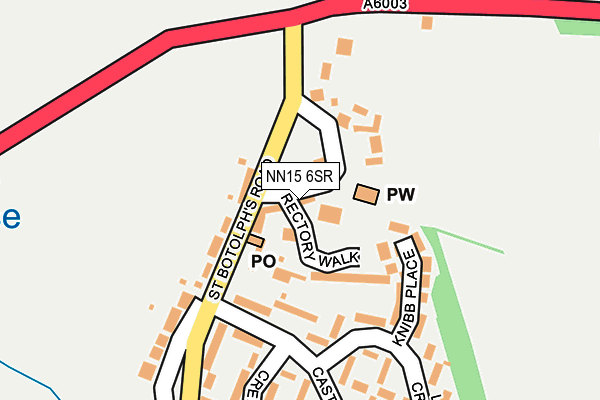 NN15 6SR map - OS OpenMap – Local (Ordnance Survey)