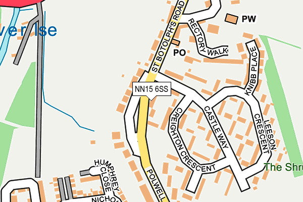 NN15 6SS map - OS OpenMap – Local (Ordnance Survey)