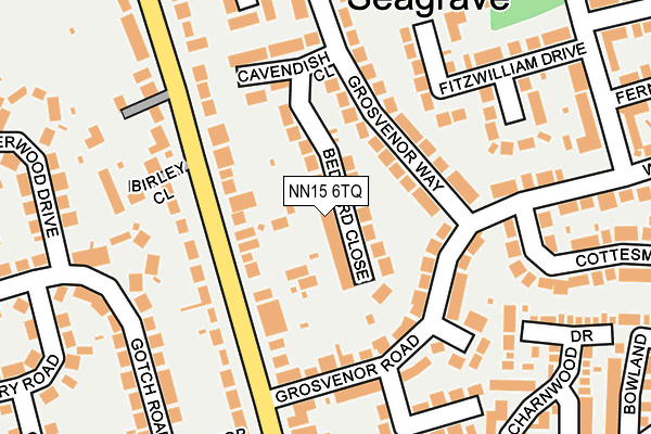 NN15 6TQ map - OS OpenMap – Local (Ordnance Survey)