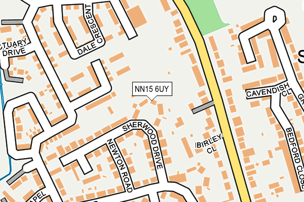 NN15 6UY map - OS OpenMap – Local (Ordnance Survey)