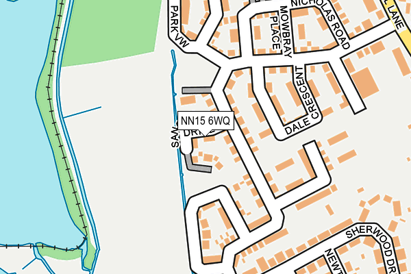 NN15 6WQ map - OS OpenMap – Local (Ordnance Survey)