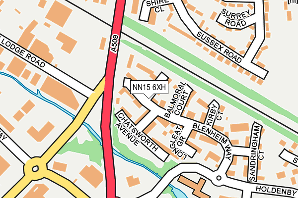 NN15 6XH map - OS OpenMap – Local (Ordnance Survey)