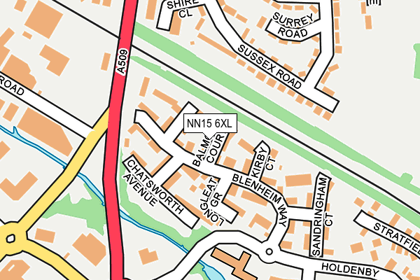 NN15 6XL map - OS OpenMap – Local (Ordnance Survey)