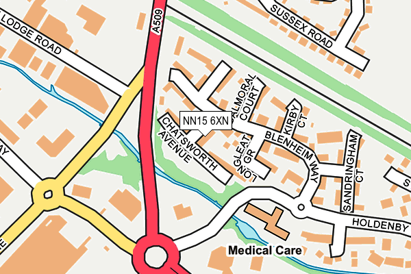NN15 6XN map - OS OpenMap – Local (Ordnance Survey)