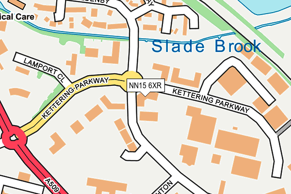 NN15 6XR map - OS OpenMap – Local (Ordnance Survey)