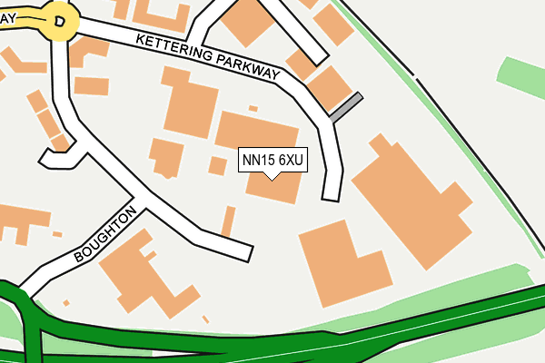 NN15 6XU map - OS OpenMap – Local (Ordnance Survey)