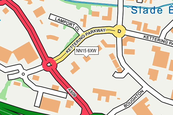 NN15 6XW map - OS OpenMap – Local (Ordnance Survey)