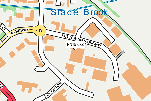 NN15 6XZ map - OS OpenMap – Local (Ordnance Survey)