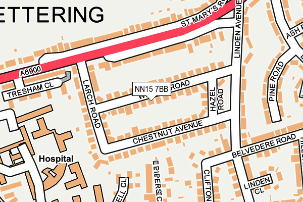 Map of TADAS & CO LTD at local scale