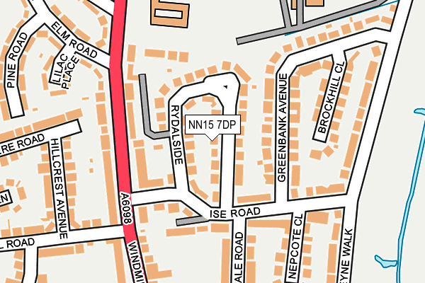 NN15 7DP map - OS OpenMap – Local (Ordnance Survey)