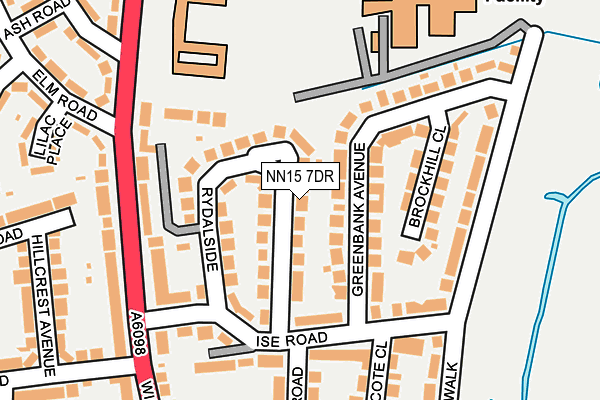 NN15 7DR map - OS OpenMap – Local (Ordnance Survey)