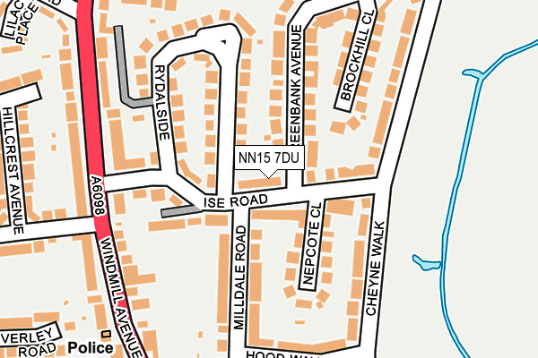 NN15 7DU map - OS OpenMap – Local (Ordnance Survey)