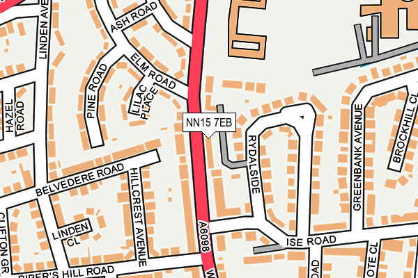 NN15 7EB map - OS OpenMap – Local (Ordnance Survey)