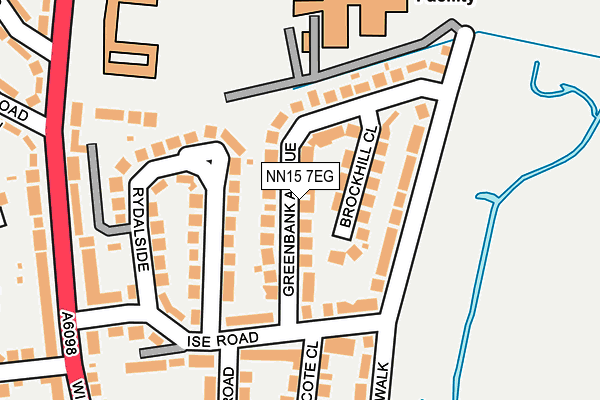 NN15 7EG map - OS OpenMap – Local (Ordnance Survey)
