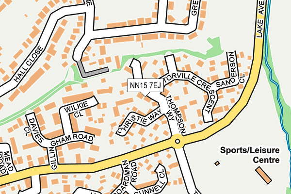 NN15 7EJ map - OS OpenMap – Local (Ordnance Survey)
