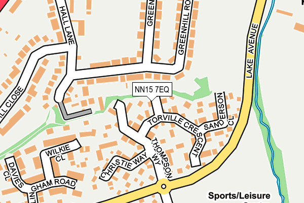 NN15 7EQ map - OS OpenMap – Local (Ordnance Survey)