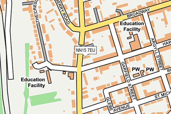NN15 7EU map - OS OpenMap – Local (Ordnance Survey)
