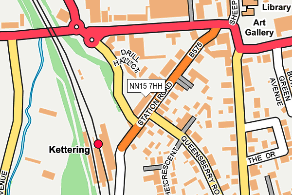 NN15 7HH map - OS OpenMap – Local (Ordnance Survey)