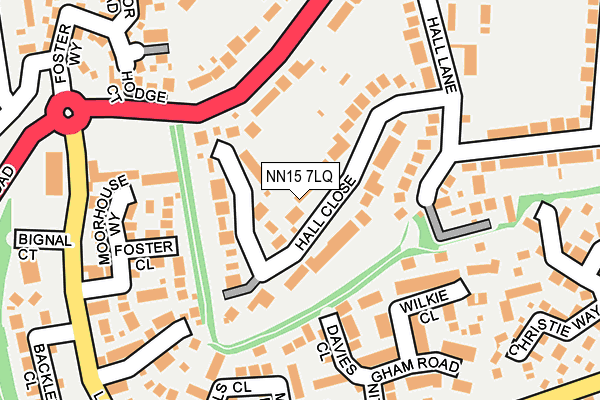 NN15 7LQ map - OS OpenMap – Local (Ordnance Survey)