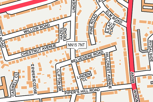 NN15 7NT map - OS OpenMap – Local (Ordnance Survey)