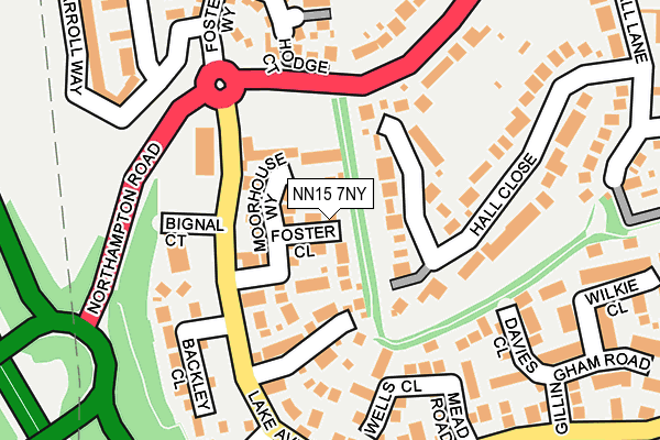 NN15 7NY map - OS OpenMap – Local (Ordnance Survey)
