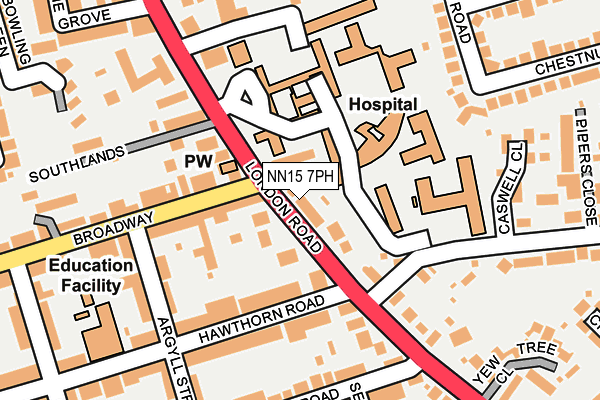 NN15 7PH map - OS OpenMap – Local (Ordnance Survey)